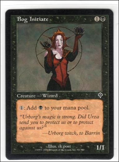 Magic the Gathering: Invasion (Base Set) card 95 Bog Initiate