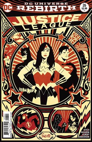 Justice League (2016) issue 26-B Nick Bradshaw Cover