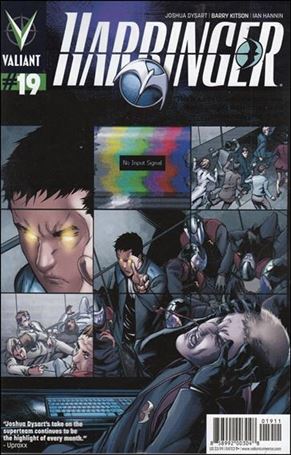 Harbinger (2012) issue 19 Khari Evans Cover