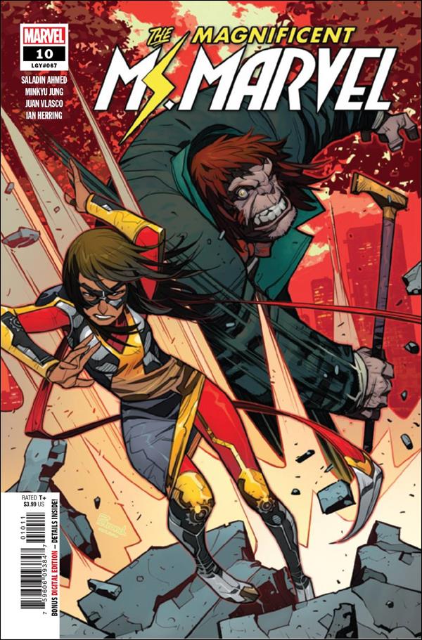 Magnificent Ms. Marvel issue 10 Eduard Petrovich Cover