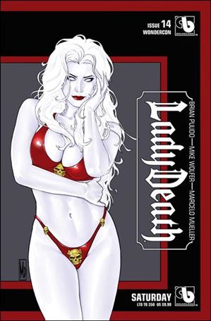 Lady Death (2010) issue 14-F WonderCon Saturday Cover 1/350