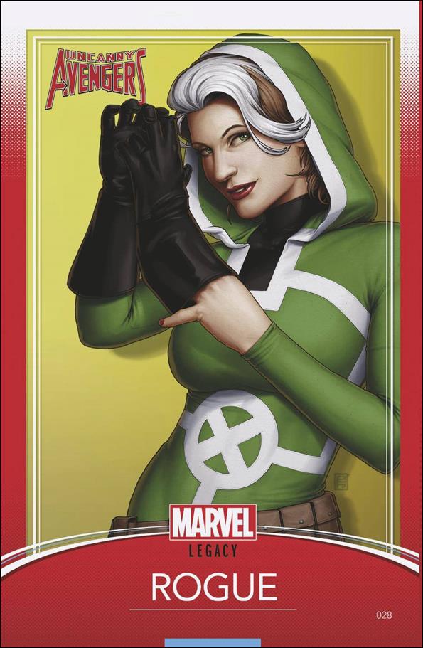 Uncanny Avengers (2015/12) issue 28-C John Tyler Christopher Trading Card Cover