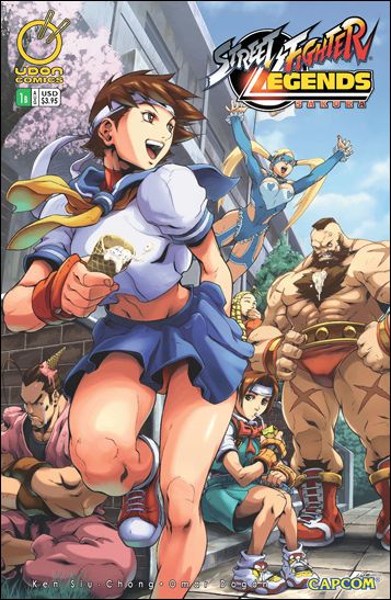 Street Fighter Legends: Sakura issue 1-B Alvin Lee Cover