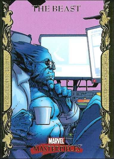 2007 Marvel Masterpieces (Parallel Gold Border Base Set) card 7 The Beast