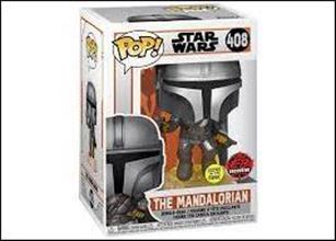POP! Star Wars figure 408-B The Mandalorian (GITD Gamestop Exclusive)