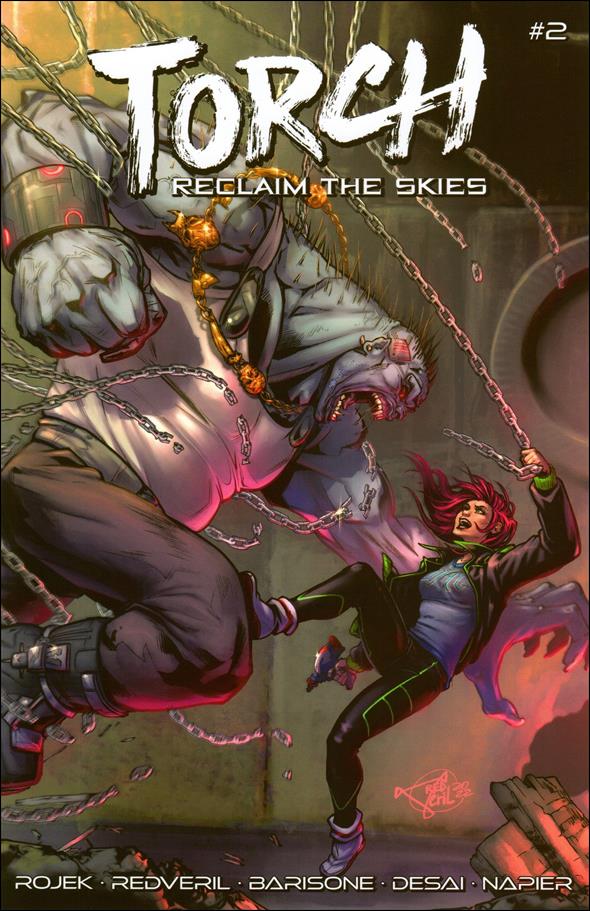 Torch: Reclaim the Skies issue 2 Red Veril Cover