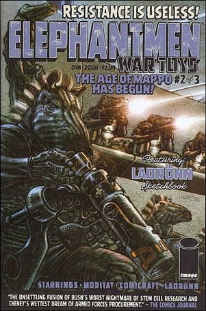 Elephantmen: War Toys issue 2-B Jose Ladronn Cover