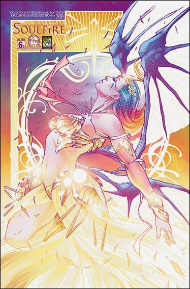 Michael Turner's Soulfire (2013) issue 6-C Giuseppe Cafaro San Diego Comic-Con Cover 1/200