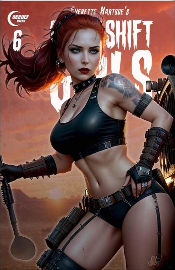 Graveshift Girls issue 6-B Everette Hartsoe "Tomb Raider Girl" Cover