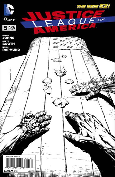 Justice League of America (2013)  issue 5-E David Finch 1:100 Black and White Cover