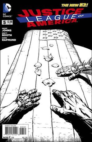 Justice League of America (2013)  issue 5-E David Finch 1:100 Black and White Cover