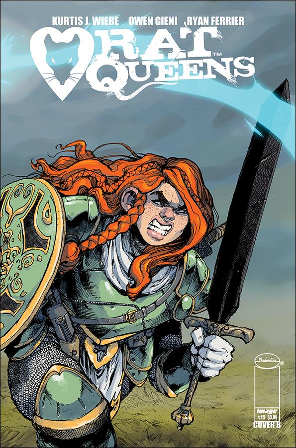 Rat Queens (2017) issue 15-B Jim Valentino Connecting Cover