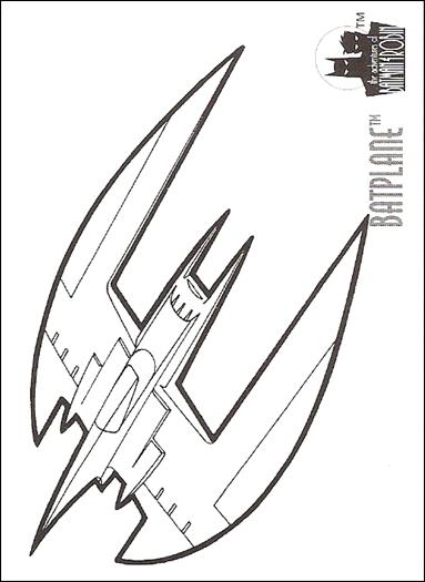 Adventures of Batman & Robin (Coloring Subset)  card C8 Batplane
