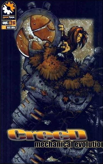CreeD Mechanical Evolution issue 1-B Black Background Cover
