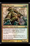 Magic the Gathering: Dragon's Maze (Base Set) card 101 Scab-Clan Giant