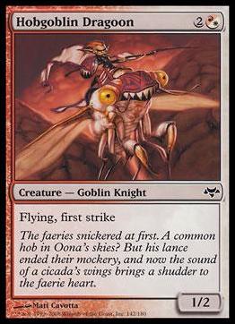 Magic the Gathering: Eventide (Base Set) card 142 Hobgoblin Dragoon