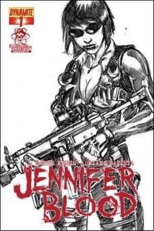 Jennifer Blood (2011) issue 1-I Larry's Comics Adriano Batista Sketch Cover 1/1000