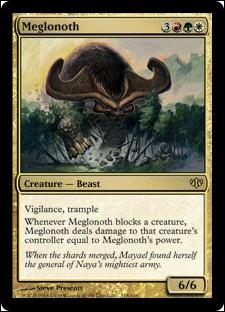 Magic the Gathering: Conflux (Base Set) card 118 Meglonoth