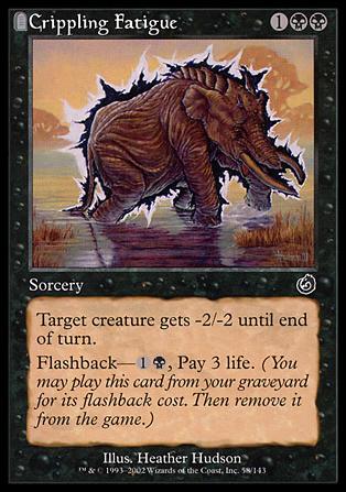 Magic the Gathering: Torment (Base Set) card 58 Crippling Fatigue