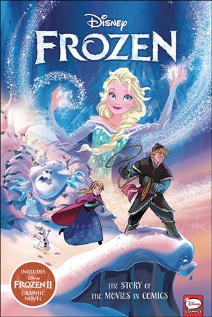 Disney Frozen: The Story of the Movies in Comics Cover Image 1