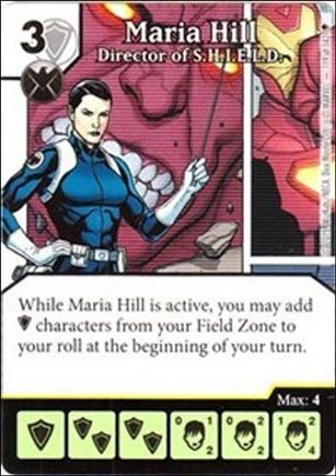 Marvel Dice Masters Age of Ultron  card 119 Maria Hull: Director of S.H.I.E.L.D.