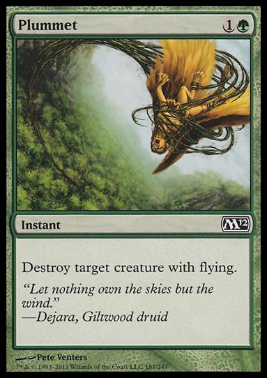 Magic the Gathering: 2012 Core Set (Base Set) card 187 Plummet
