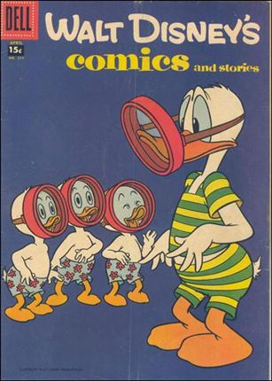 Walt Disney's Comics and Stories (1940) issue 211-B 15 Cent Price Cover