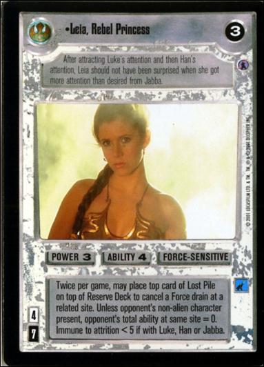 Star Wars: Reflections III (Base Set) card 120 Leia, Rebel Princess