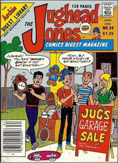 Jughead Jones Comics Digest Magazine issue 34 Digest Sized