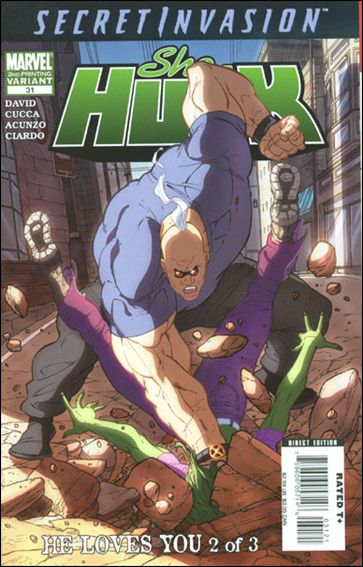 She-Hulk (2005) issue 31-B Vincenzo Cucca Cover (2nd Printing)