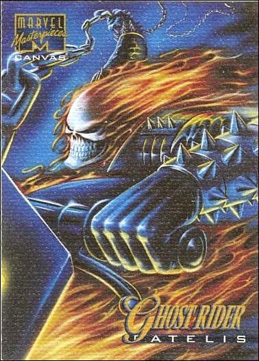 1995 Marvel Masterpieces (Canvas Subset) card 8 Ghost Rider