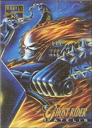 1995 Marvel Masterpieces (Canvas Subset) card 8 Ghost Rider