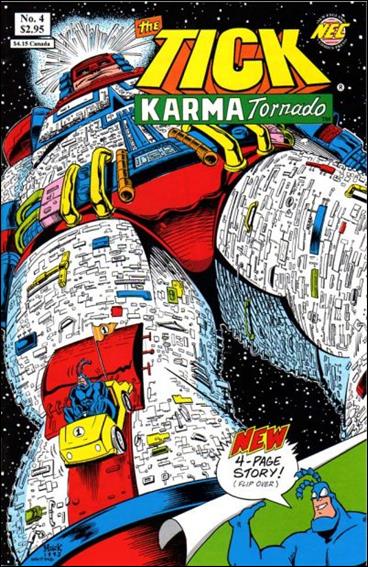Tick Karma Tornado issue 4-B Flipbook with Tick's Back #-3 (2nd Printing)