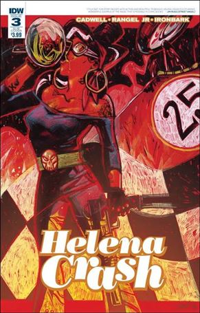 Helena Crash issue 3-B Chris Visions Subscription Cover