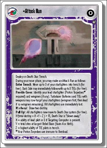 Star Wars: A New Hope Revised (Base Set) card 123 Attack Run
