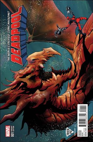 Deadpool (2016) issue 1-S Unbagged Mike McKone Fried Pie Cover