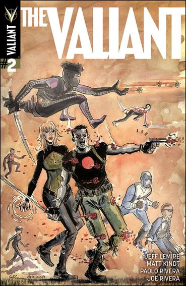 Valiant issue 2-C Jeff Lemire & Matt Kindt Cover