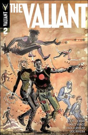 Valiant issue 2-C Jeff Lemire & Matt Kindt Cover