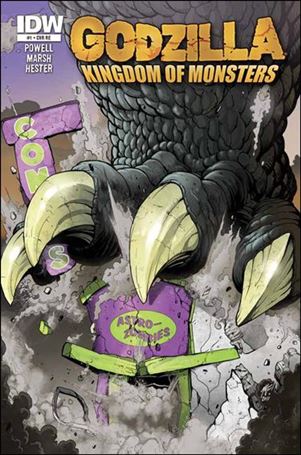 Godzilla: Kingdom of Monsters issue 1-MF Astro-Zombies Cover 1/500