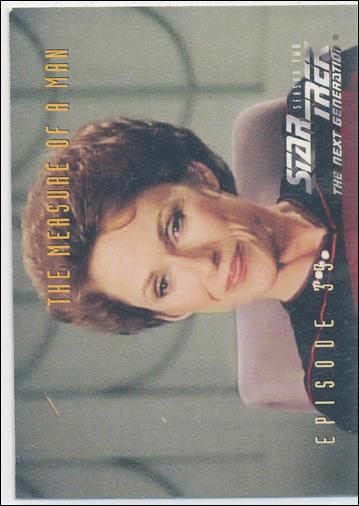 Star Trek: The Next Generation - The Episode Collection Season Two (Base Set) card 160 The Measure of a Man, Episode 35A