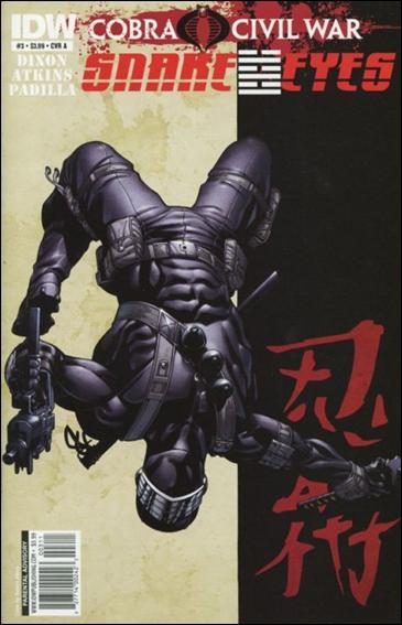 G.I. Joe: Snake Eyes (2011) issue 3 Robert Atkins Cover