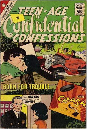 Teen-Age Confidential Confessions issue 13-B UK Price Cover