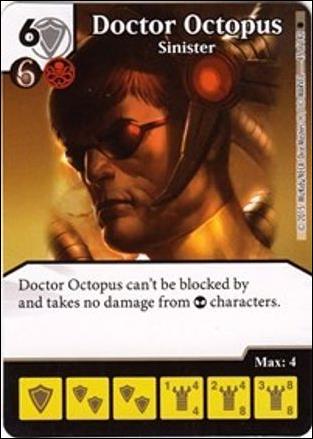 Marvel Dice Masters Amazing Spider-Man card 45 Doctor Octopus: Sinister
