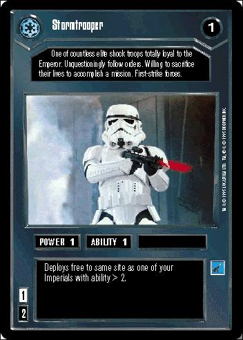 Star Wars: Premiere Limited (Base Set) card 36 Stormtrooper