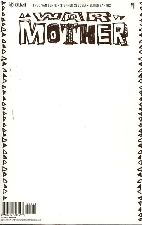 War Mother issue 1-D Blank Cover
