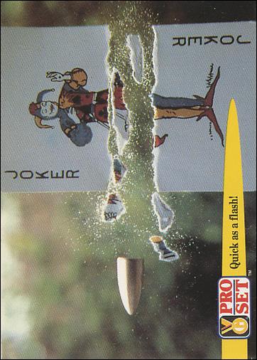Guinness World Records (Base Set) card 8 Quick as a flash!