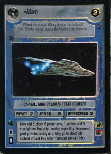 Star Wars: Reflections II: Expanding the Galaxy (Base Set) card 137 Liberty