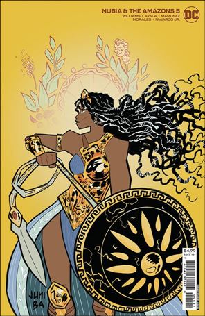 Nubia and the Amazons issue 5-B Juni Ba Cardstock Cover