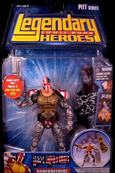Legendary Comic Book Heroes (Pitt Series) figure 3 SuperPatriot (Masked)