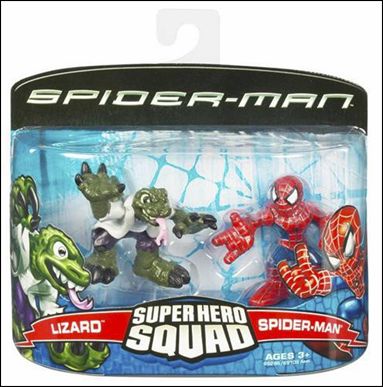 Spider-Man Super Hero Squad  figure 8 Lizard/Spider-Man 